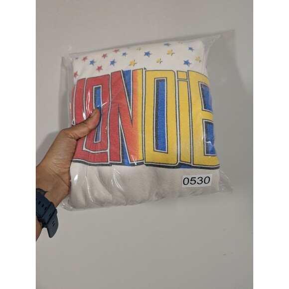 Free People Retro Brand Womens Beige Blondie Graphic Sweatshirt Sz M Oversized‎ - Picture 9 of 9